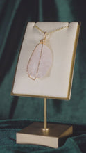 Load and play video in Gallery viewer, Rose Quartz Necklace
